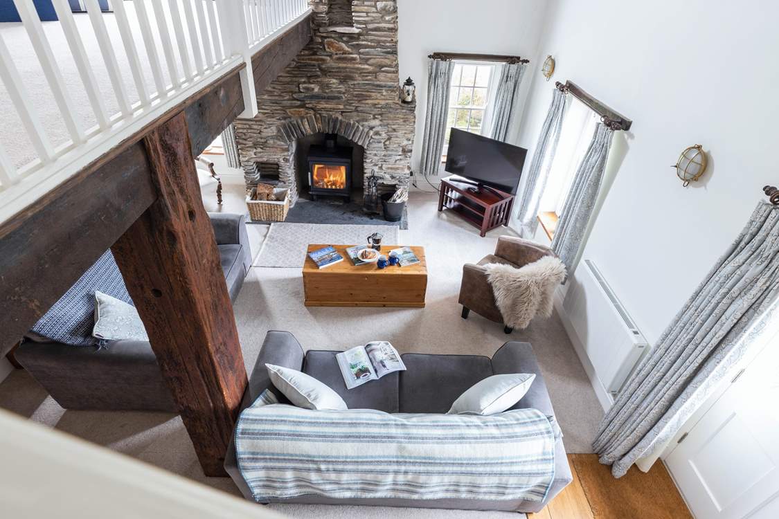 Muted shades and elegant furnishings welcome you to Towyn Cottage.