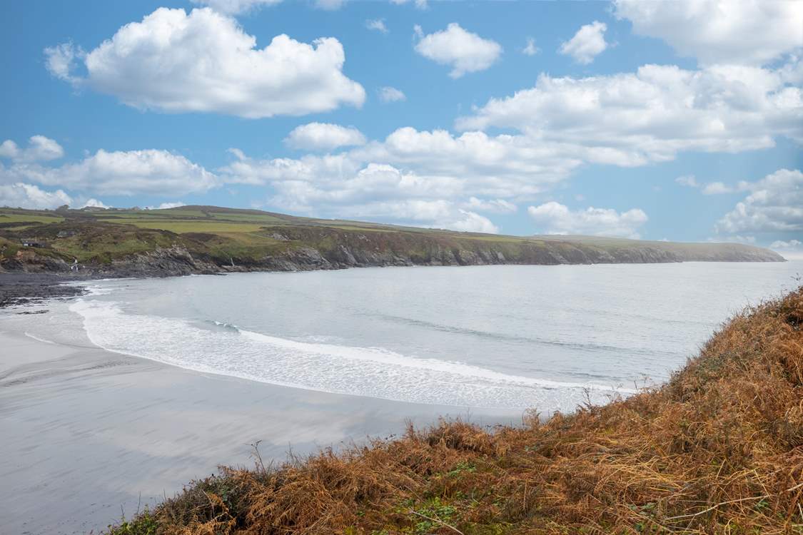 Beautiful Abereiddy beach is on your doorstep.
