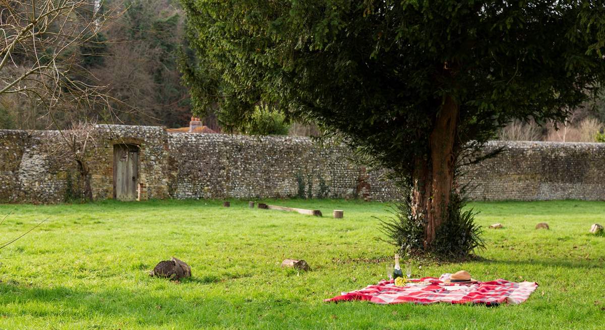 The paddock is a nice spot for children to play, a picnic or simply reading a book.