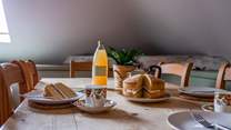 Enjoy treats and quality time together.