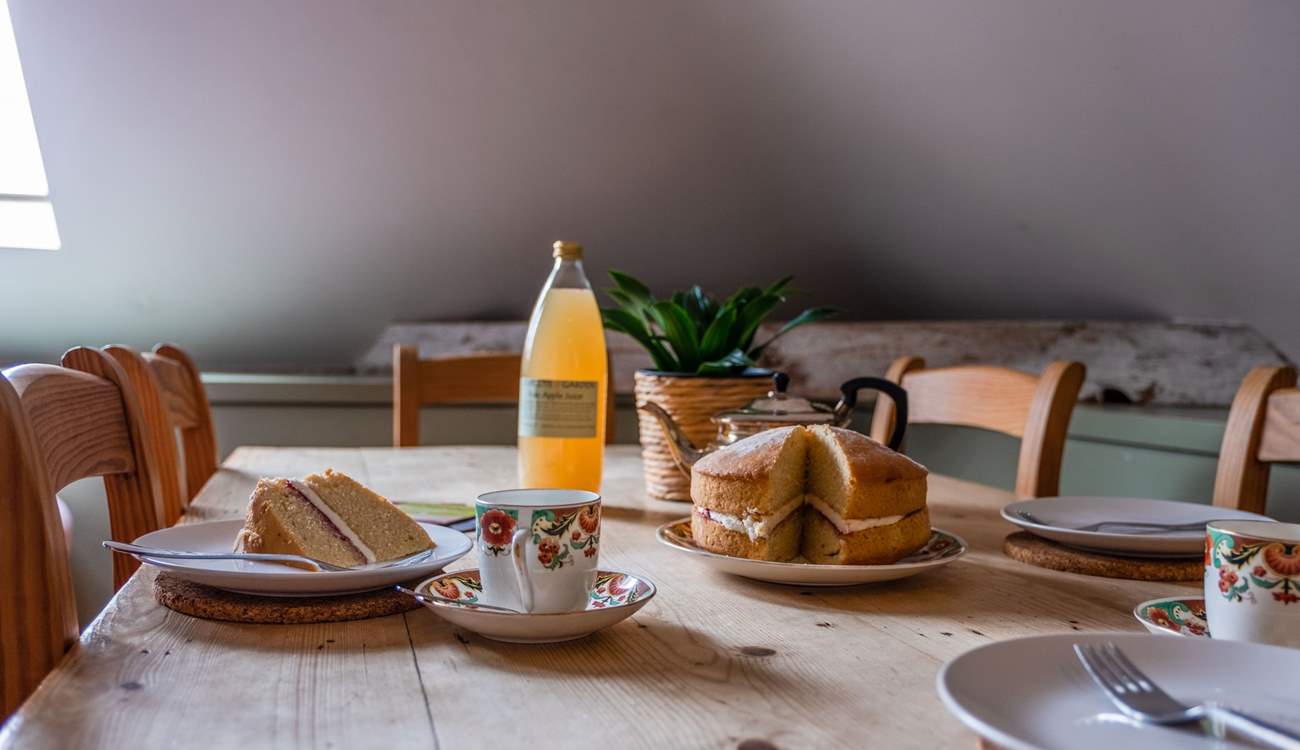 Enjoy treats and quality time together.