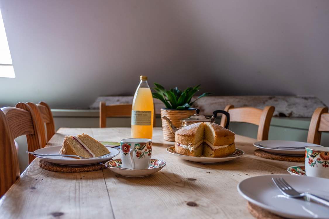 Enjoy treats and quality time together.