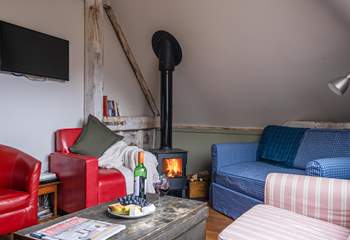 There is a cosy wood-burner and the barn has under-floor heating too!