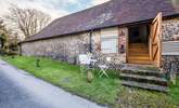 Steps to Quebec Barn. - Thumbnail Image