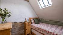 There is a single bed with trundle single that can be made into a twin  room.
