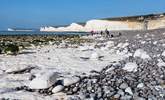 Birling Gap with a view of Seven Sisters in the distance. - Thumbnail Image