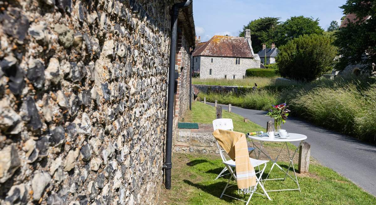The lane is very quiet, the perfect place to enjoy your favourite tipple, whilst you plan adventures in the Sussex countryside.