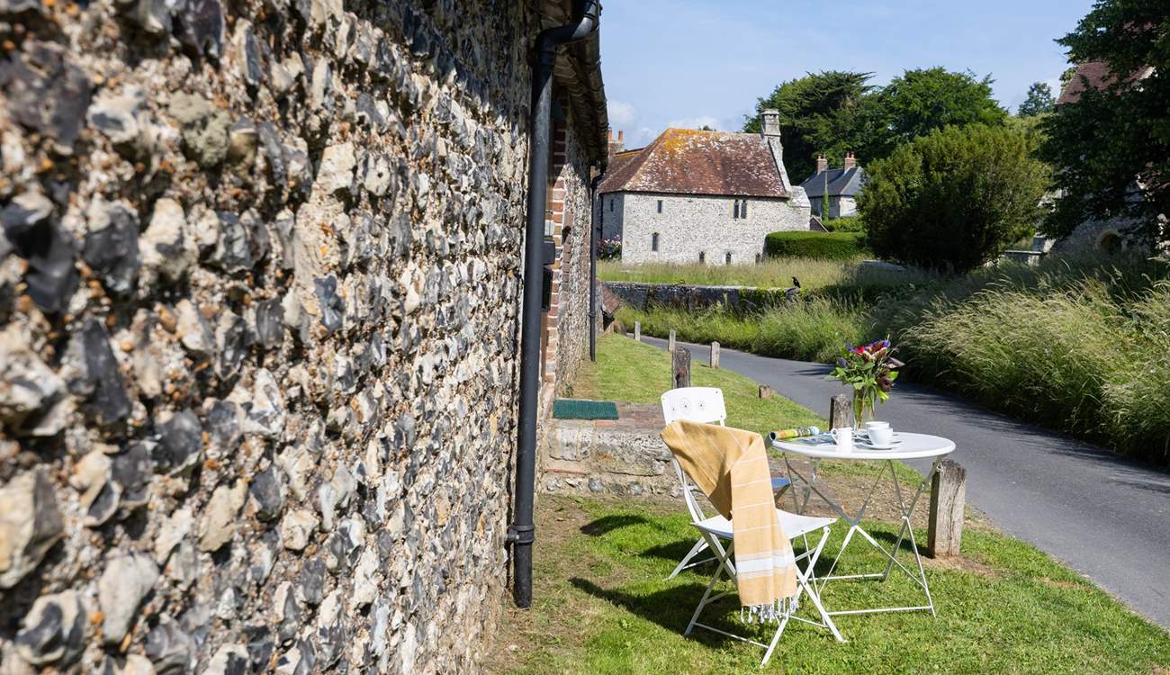 The lane is very quiet, the perfect place to enjoy your favourite tipple, whilst you plan adventures in the Sussex countryside.