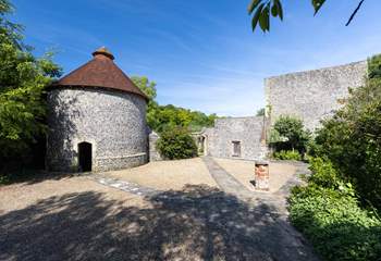 The Dovecote is the best preserved part of the old farm buildings which date from the Medieval era.