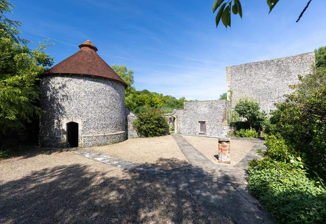 The Dovecote is the best preserved part of the old farm buildings which date from the Medieval era.