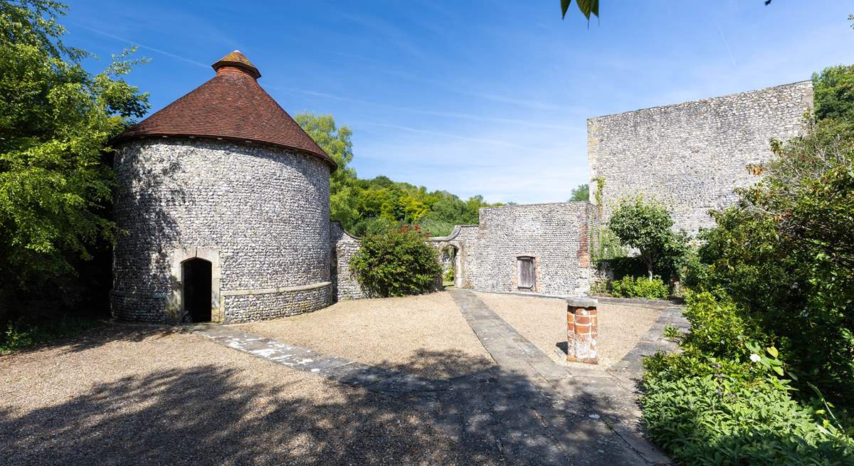 The Dovecote is the best preserved part of the old farm buildings which date from the Medieval era.