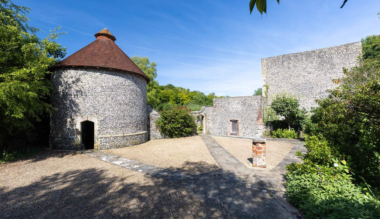 The Dovecote is the best preserved part of the old farm buildings which date from the Medieval era.