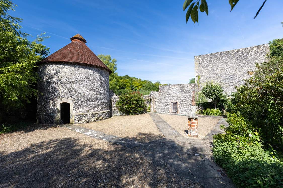 The Dovecote is the best preserved part of the old farm buildings which date from the Medieval era.
