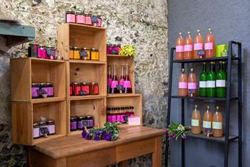 Lots of lovely home-made produce.