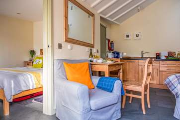 All one one level, this cute holiday abode has everything you will need.