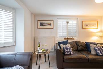 Comfortable furnishings to sink back and relax into.