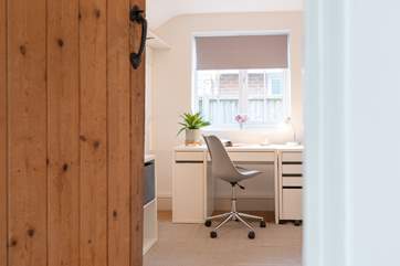 The light and airy study room on the ground floor, ideal for some quiet time to work or simply read.