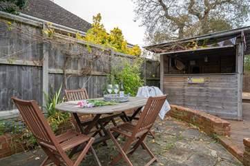 A perfect place for lunch under the island's sun.