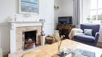 The sitting-room is the perfect place to relax after a busy day of adventures. 
