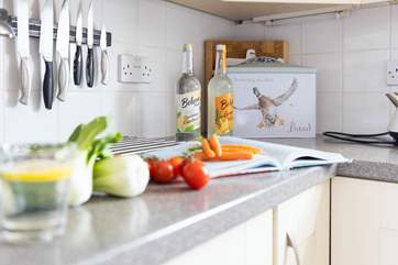 Choose fresh local produce from farm shops and roadside stalls.