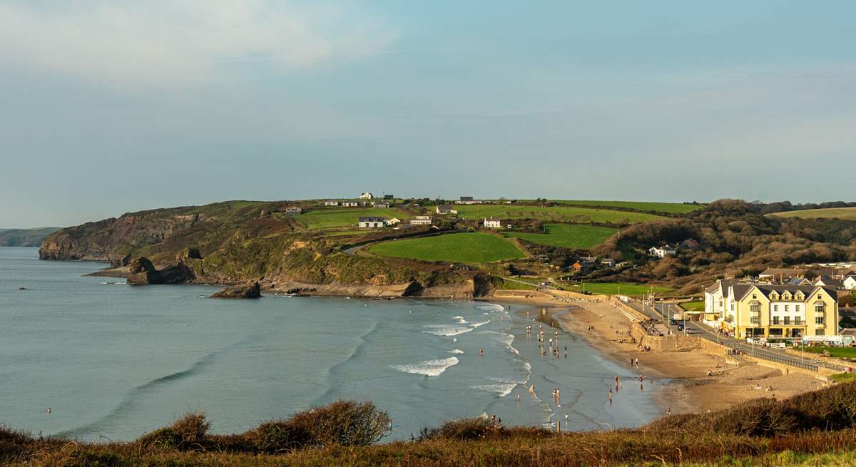 Broadhaven is a lovely village with a family friendly beach.