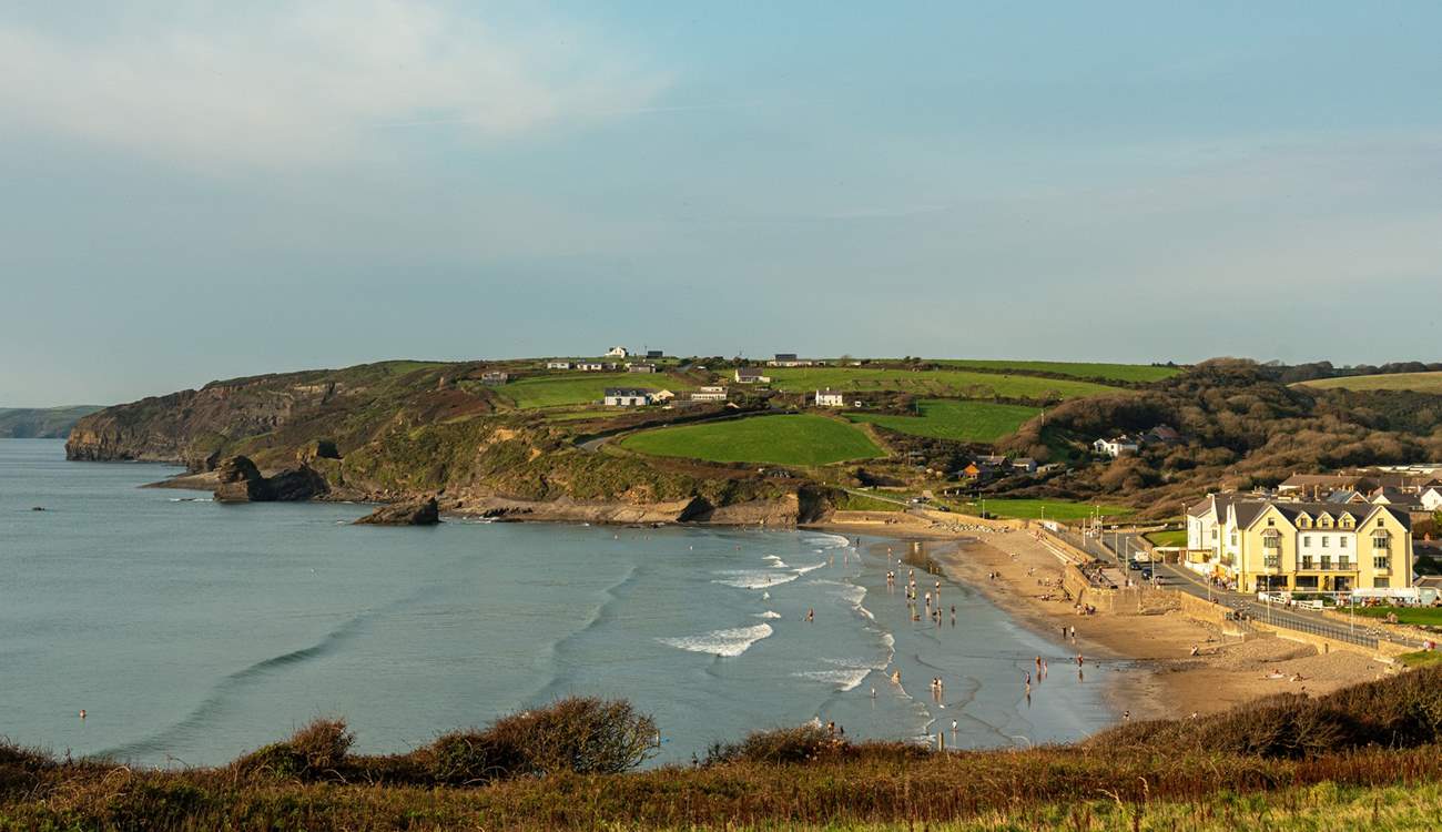 Broadhaven is a lovely village with a family friendly beach.