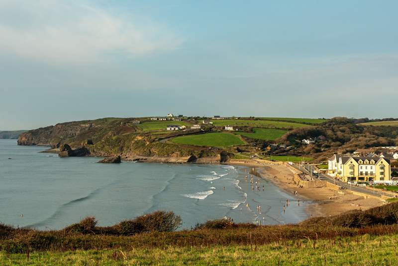 Broadhaven is a lovely village with a family friendly beach.