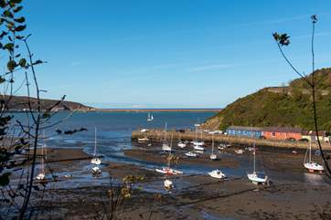 The town of Fishguard is a short drive away.