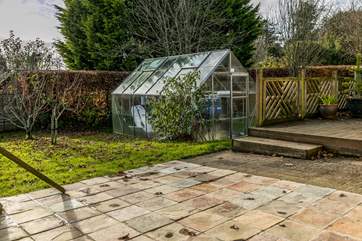 The delightful outside space.