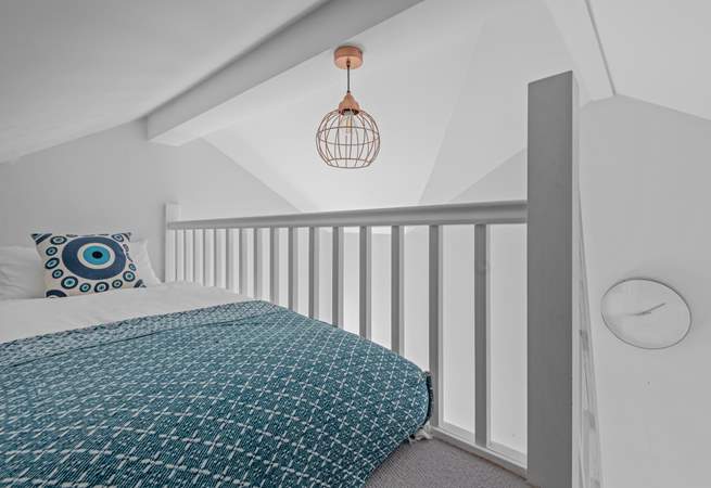 Mezzanine level accessed from Bedroom Two with a comfy single bed - a sweet little spot to hideaway!