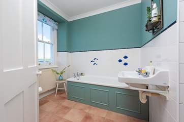 Enjoy a lazy soak in the bath, you also have a separate shower to set you up for the day.