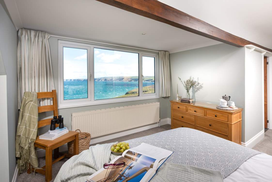 And of course bedroom five enjoys that wonderful view.