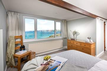 And of course bedroom five enjoys that wonderful view.