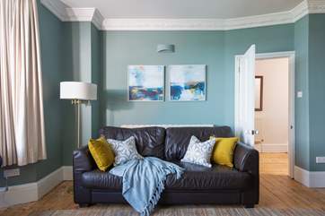 The colours perfectly complement the location.