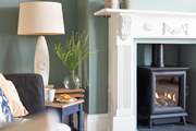Snuggle up in front of the log-effect gas fire, all the romance of a wood-burner without the hassle.