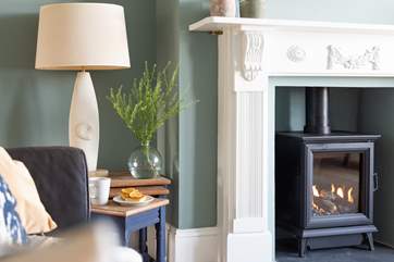 Snuggle up in front of the log-effect gas fire, all the romance of a wood-burner without the hassle.
