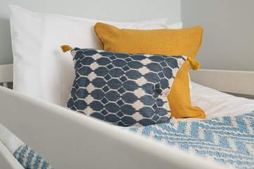 Snuggle up under the covers.