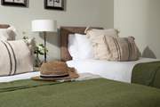 The twin bedroom is on the first floor.