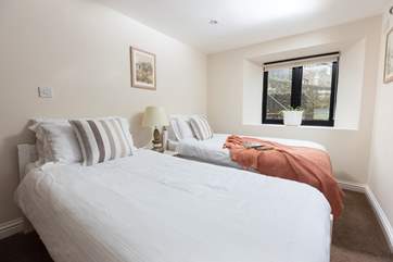 Bedroom two is this delightful twin room.