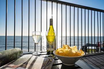 Hear the sounds of the waves and relax.