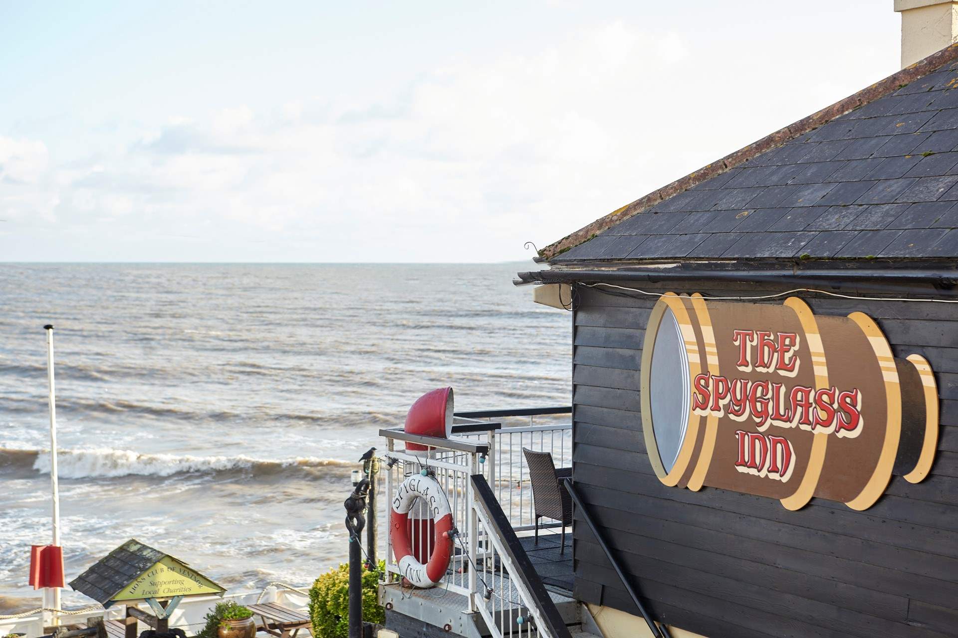 Minutes from the apartment is the The Spyglass Inn.