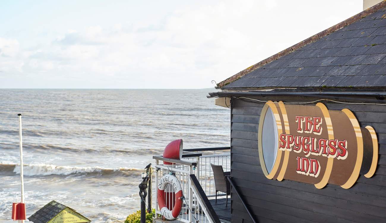 Minutes from the apartment is the The Spyglass Inn.