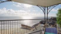 Hear the sounds of the waves and relax.
