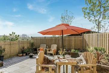 Enjoy leisurely sunny afternoons on the terrace.