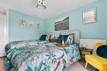 Gorgeous bedroom 2 gives you the flexibility to have twin beds.