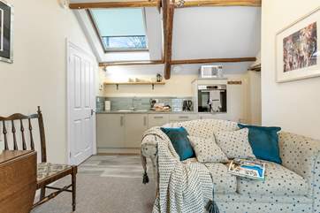 With natural light from the Velux, The Granary is a bright and comfortable space.
