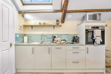 A beautifully created kitchen with all you need to create holiday meals.