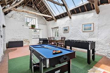 Everyone will love the games room.