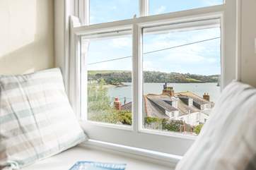 Gaze out to sea from this lovely window seat.