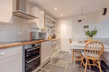 The kitchen has everything you will need to cook up a holiday feast.